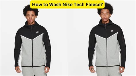 washing Nike tech fleece jacket